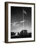 Soldiers Lowering American Flag-Charles E^ Steinheimer-Framed Photographic Print