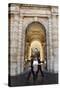 Soldiers Marching, Grand Master's Palace (President's Palace), Valletta, Malta, Europe-Eleanor Scriven-Stretched Canvas