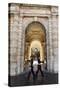 Soldiers Marching, Grand Master's Palace (President's Palace), Valletta, Malta, Europe-Eleanor Scriven-Stretched Canvas