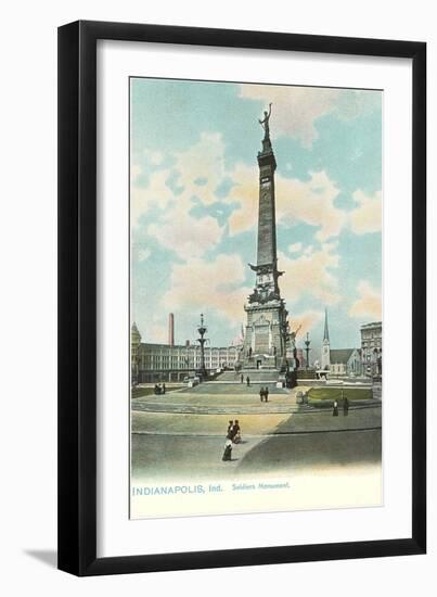 Soldiers Monument, Indianapolis, Indiana-null-Framed Art Print