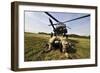 Soldiers Mount an Inflatable Zodiac Boat to the Bottom of a Hh-60 Pave Hawk-null-Framed Photographic Print