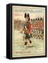 Soldiers of a Highland Regiment on Parade-null-Framed Stretched Canvas