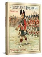 Soldiers of a Highland Regiment on Parade-null-Stretched Canvas