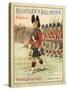 Soldiers of a Highland Regiment on Parade-null-Stretched Canvas