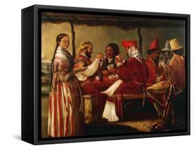 Soldiers of Rosas Army, 1852-Juan de la Cosa-Framed Stretched Canvas