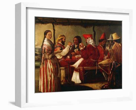 Soldiers of Rosas Army, 1852-Juan de la Cosa-Framed Giclee Print