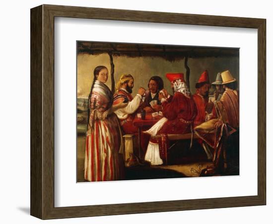 Soldiers of Rosas Army, 1852-Juan de la Cosa-Framed Giclee Print