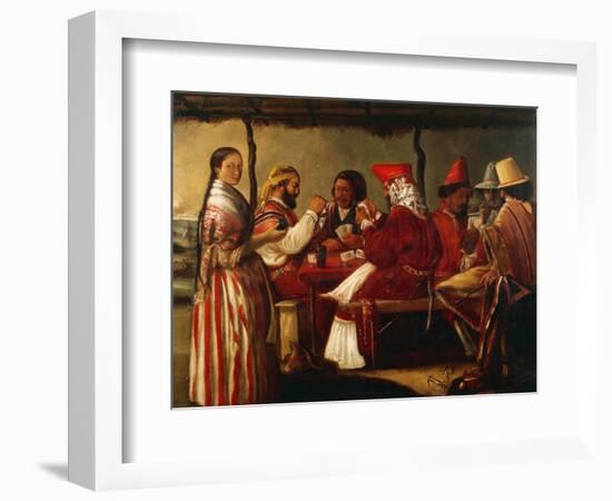 Soldiers of Rosas Army, 1852-Juan de la Cosa-Framed Giclee Print