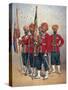 Soldiers of the 15th Ludhiana Sikhs, Illustration for 'Armies of India' by Major G.F. MacMunn,…-Alfred Crowdy Lovett-Stretched Canvas