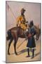 Soldiers of the 1st Duke of York's Own Lancers (Skinner's Horse) Hindustani Musalman and 3rd…-Alfred Crowdy Lovett-Mounted Giclee Print