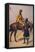 Soldiers of the 1st Duke of York's Own Lancers (Skinner's Horse) Hindustani Musalman and 3rd…-Alfred Crowdy Lovett-Framed Stretched Canvas