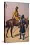 Soldiers of the 1st Duke of York's Own Lancers (Skinner's Horse) Hindustani Musalman and 3rd…-Alfred Crowdy Lovett-Stretched Canvas