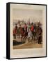 Soldiers of the 1st Guard Cavalry Division of the Russian Imperial Guard, 1867-Karl Karlovich Piratsky-Framed Stretched Canvas