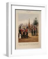 Soldiers of the 2st Guards Infantry Division of the Russian Imperial Guard, 1867-Karl Karlovich Piratsky-Framed Giclee Print