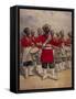 Soldiers of the 45th Rattray's Sikhs 'The Drums' Jat Sikhs, Illustration for 'Armies of India' by…-Alfred Crowdy Lovett-Framed Stretched Canvas