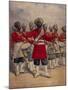 Soldiers of the 45th Rattray's Sikhs 'The Drums' Jat Sikhs, Illustration for 'Armies of India' by…-Alfred Crowdy Lovett-Mounted Giclee Print