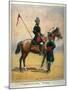 Soldiers of the 6th Edward's Own Cavalry and the 8th Cavalry, Illustration for 'Armies of India'…-Alfred Crowdy Lovett-Mounted Giclee Print