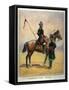 Soldiers of the 6th Edward's Own Cavalry and the 8th Cavalry, Illustration for 'Armies of India'…-Alfred Crowdy Lovett-Framed Stretched Canvas