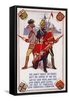 Soldiers of the Armies of Canada, India, Australia and Great Britain-null-Framed Stretched Canvas