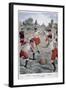 Soldiers of the French Army Playing Football, 1902-null-Framed Giclee Print