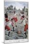 Soldiers of the French Army Playing Football, 1902-null-Mounted Giclee Print