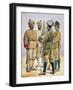 Soldiers of the Frontier Force, Illustration for 'Armies of India' by Major G.F. MacMunn,…-Alfred Crowdy Lovett-Framed Giclee Print