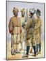 Soldiers of the Frontier Force, Illustration for 'Armies of India' by Major G.F. MacMunn,…-Alfred Crowdy Lovett-Mounted Giclee Print