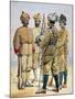 Soldiers of the Frontier Force, Illustration for 'Armies of India' by Major G.F. MacMunn,…-Alfred Crowdy Lovett-Mounted Giclee Print