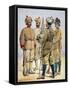 Soldiers of the Frontier Force, Illustration for 'Armies of India' by Major G.F. MacMunn,…-Alfred Crowdy Lovett-Framed Stretched Canvas