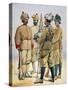 Soldiers of the Frontier Force, Illustration for 'Armies of India' by Major G.F. MacMunn,…-Alfred Crowdy Lovett-Stretched Canvas