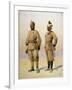 Soldiers of the Frontier Force, Illustration from 'Armies of India' by Major G.F. MacMunn,…-Alfred Crowdy Lovett-Framed Giclee Print