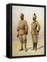 Soldiers of the Frontier Force, Illustration from 'Armies of India' by Major G.F. MacMunn,…-Alfred Crowdy Lovett-Framed Stretched Canvas