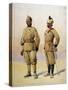 Soldiers of the Frontier Force, Illustration from 'Armies of India' by Major G.F. MacMunn,…-Alfred Crowdy Lovett-Stretched Canvas