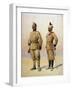 Soldiers of the Frontier Force, Illustration from 'Armies of India' by Major G.F. MacMunn,…-Alfred Crowdy Lovett-Framed Giclee Print