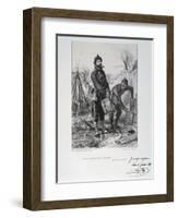 Soldiers of the Garde Nationale, Siege of Paris, 1870-1871-Auguste Bry-Framed Giclee Print