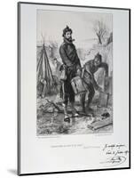 Soldiers of the Garde Nationale, Siege of Paris, 1870-1871-Auguste Bry-Mounted Giclee Print