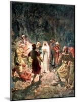 Soldiers of the Pharisees seize Jesus - Bible-William Brassey Hole-Mounted Giclee Print
