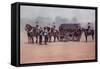 Soldiers of the Royal Army Service Corps During the Second Boer War-Louis Creswicke-Framed Stretched Canvas