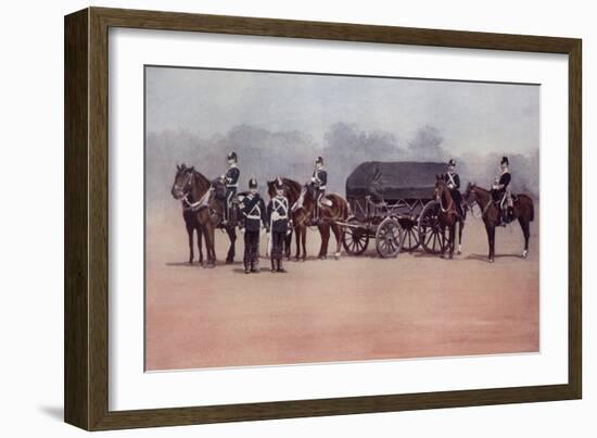 Soldiers of the Royal Army Service Corps During the Second Boer War-Louis Creswicke-Framed Giclee Print