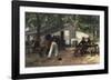 Soldiers of the Sixth Regiment at Rest-Eugene Giradet-Framed Premium Giclee Print