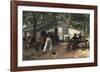 Soldiers of the Sixth Regiment at Rest-Eugene Giradet-Framed Premium Giclee Print