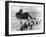 Soldiers of the U.S. Army Invade the Beach During Operation Torch in North Africa-null-Framed Photographic Print