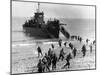 Soldiers of the U.S. Army Invade the Beach During Operation Torch in North Africa-null-Mounted Photographic Print