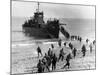 Soldiers of the U.S. Army Invade the Beach During Operation Torch in North Africa-null-Mounted Photographic Print