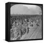 Soldiers of the Wiltshire Rifles Boarding a Train, Cape Town, South Africa, World War I, C1915-null-Framed Stretched Canvas