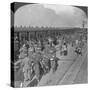 Soldiers of the Wiltshire Rifles Boarding a Train, Cape Town, South Africa, World War I, C1915-null-Stretched Canvas