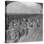 Soldiers of the Wiltshire Rifles Boarding a Train, Cape Town, South Africa, World War I, C1915-null-Stretched Canvas