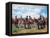 Soldiers on Horseback-Jean-Louis Ernest Meissonier-Framed Stretched Canvas