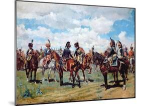 Soldiers on Horseback-Jean-Louis Ernest Meissonier-Mounted Giclee Print