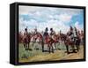 Soldiers on Horseback-Jean-Louis Ernest Meissonier-Framed Stretched Canvas